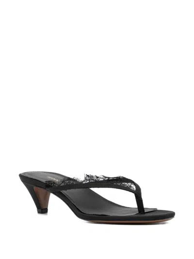 Neous Lace-trim Kalliope Sandals 40 In Black