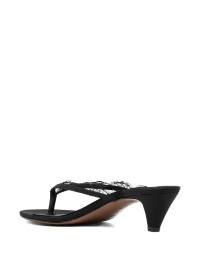 Neous Lace-trim Kalliope Sandals 40 In Black