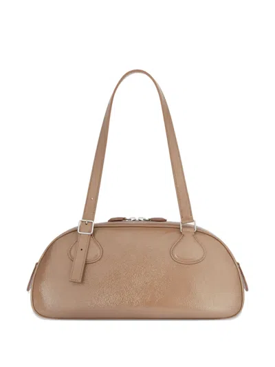 Courrèges Medium Friday Leather Shoulder Bag