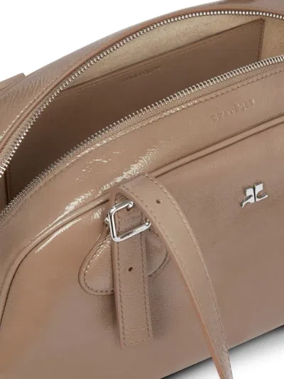Courrèges Medium Friday Leather Shoulder Bag