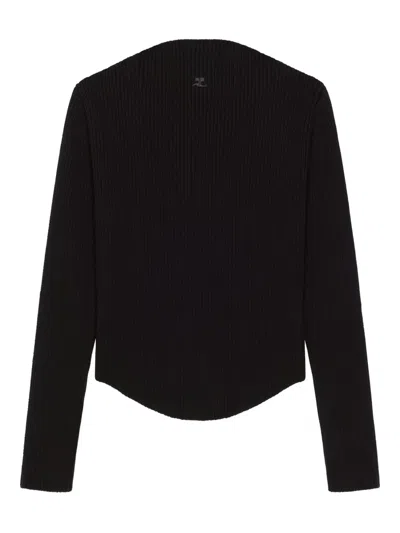 Courrèges Slash-neck Sweater