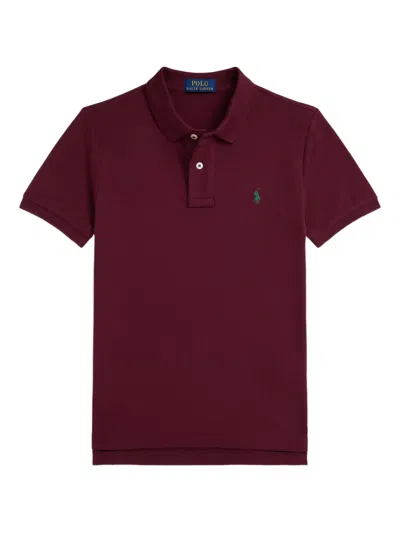 Polo Ralph Lauren Polo Pony-embroidered Polo Shirt In Red