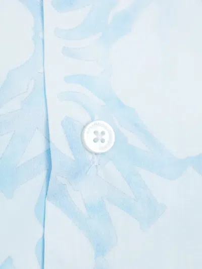 Amiri Short-sleeve Patterned Shirt In Blue