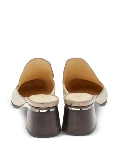Pre-owned Nicholas Kirkwood  60mm Beya Leather Mules