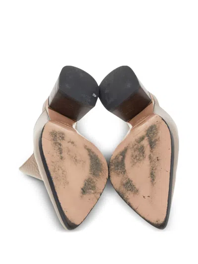 Pre-owned Nicholas Kirkwood  60mm Beya Leather Mules