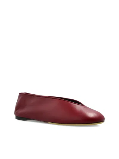 Moschino Leather Ballet Flats