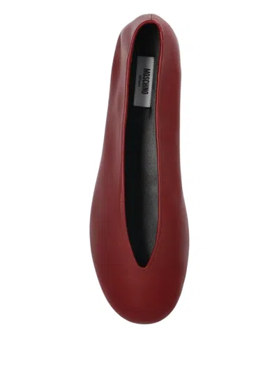 Moschino Leather Ballet Flats