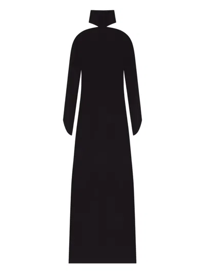Courrèges Cut-out Long-sleeve Gown