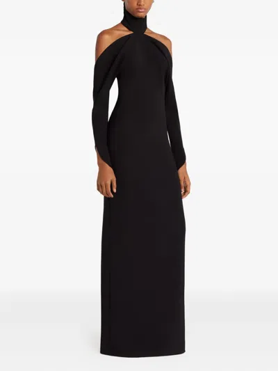 Courrèges Cut-out Long-sleeve Gown