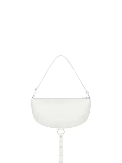 Courrèges Holy Eclipse Half-moon Leather Shoulder Bag