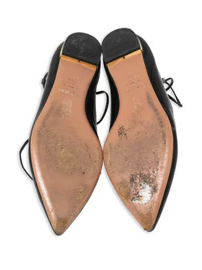 Pre-owned Aquazzura  Laced Flat Pumps
