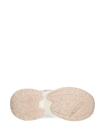 Naked Wolfe Smash Off Suede Mesh Sneakers In Neutral
