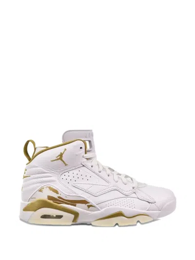 Jordan Mvp "white/gum Light Brown/metallic Gold" Sneakers In Multi