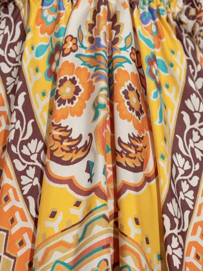 Etro Halter-neck Patterned Dress In Multi
