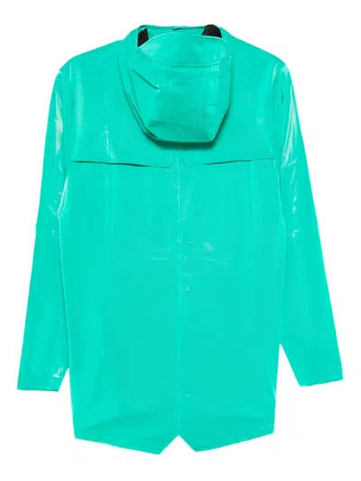 Rains Hooded Jacket In Blue