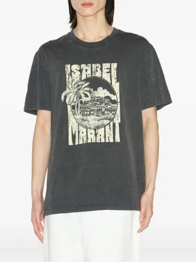 Isabel Marant Honore T-shirt In Gray