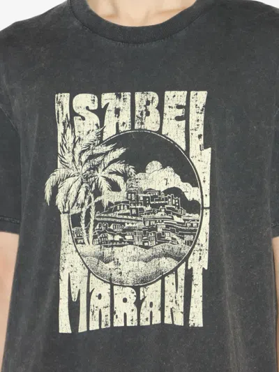 Isabel Marant Honore T-shirt In Gray