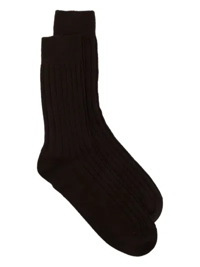 Tom Ford Rib Socks In Black