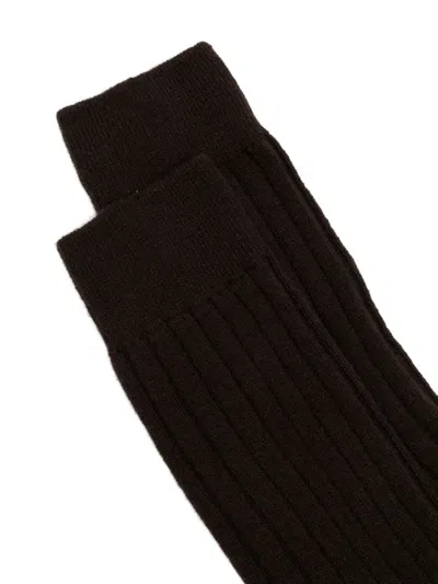 Tom Ford Rib Socks In Black
