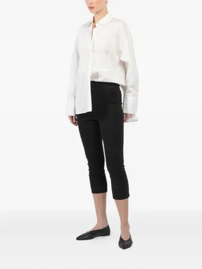 Frame High-waisted Leggings In Black