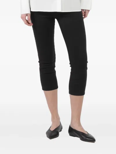 Frame High-waisted Leggings In Black