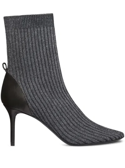 Courrèges Ribbed-knit Ankle Boots