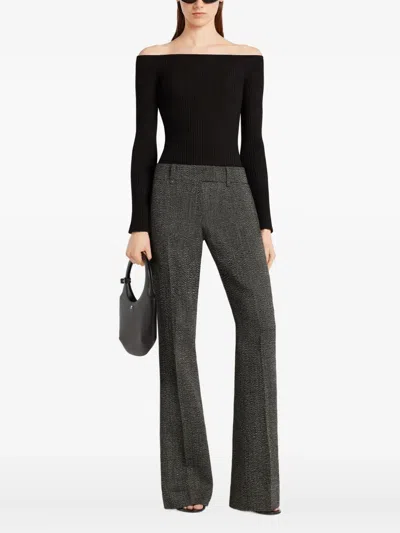 Courrèges Off-shoulder Ribbed Top