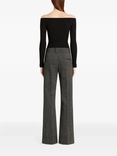 Courrèges Off-shoulder Ribbed Top