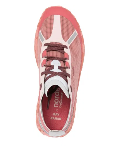 Norda Breathable Mesh Sneakers With Rugged Outsole In Pink
