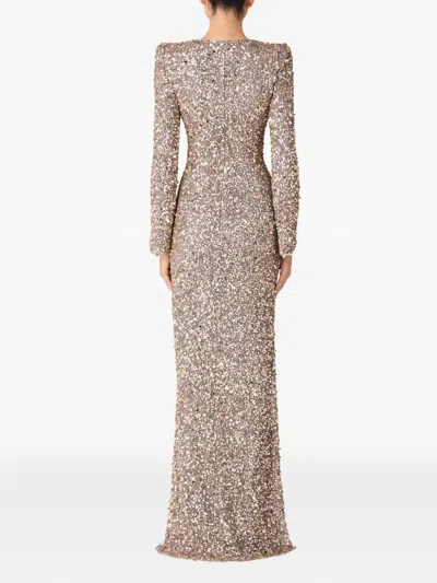 Jenny Packham Marie Dress In Neutral