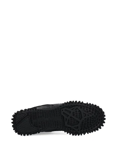 Naked Wolfe Island Lace-up Studded Sneakers In Black