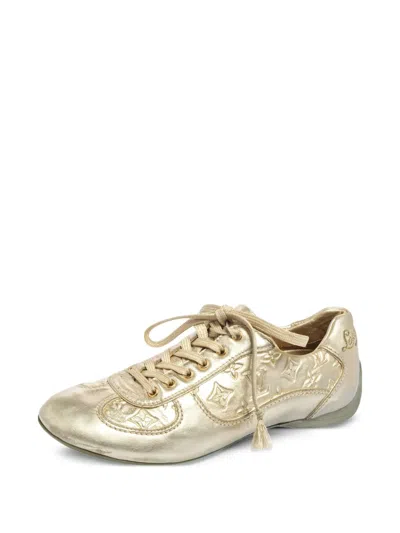Pre-owned Louis Vuitton Leather Lace-up Sneakers