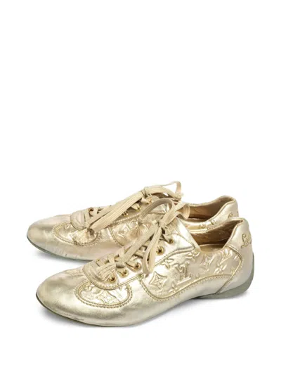 Pre-owned Louis Vuitton Leather Lace-up Sneakers