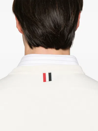 Thom Browne Virgin Wool Sweater In Neutral