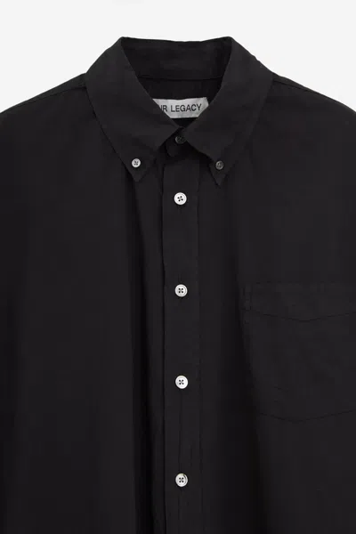 Our Legacy Borrowed Bd Shirt In Black