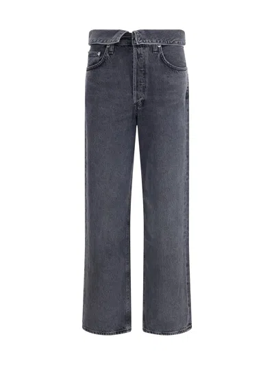 Agolde Echo Taper Jeans In Black