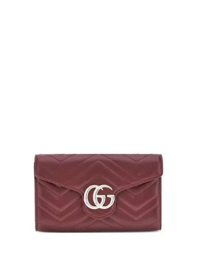 Gucci Gg Marmont Wallet With Chain