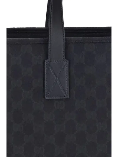 Gucci Gg Fabric Tote Bag In Black