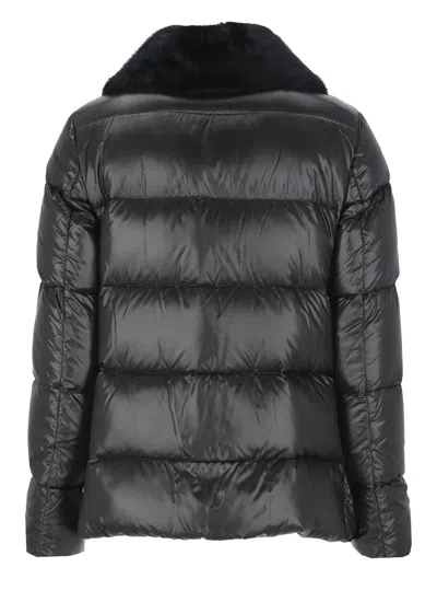 Herno Black Nylon Jacket In Black