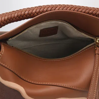 Loewe Puzzle Edge Small Bag Pecan/parrot Pink