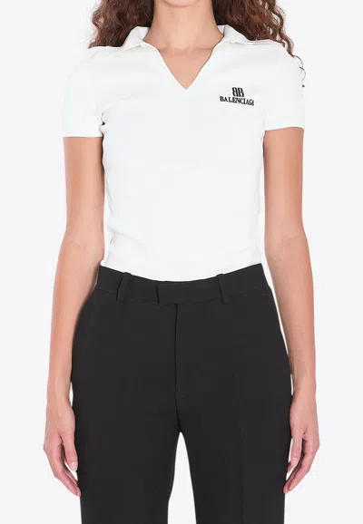 Balenciaga Women T-shirt With V-neckline