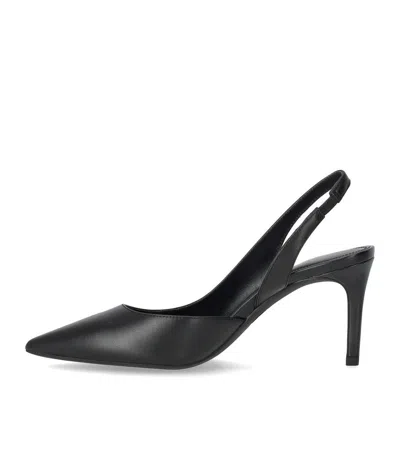 Michael Kors Alina Flex Black Slingback Pumps In Black