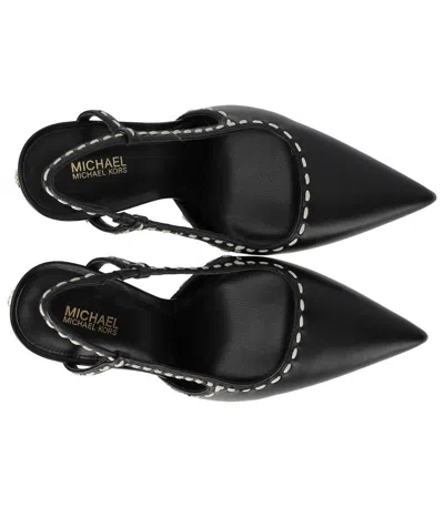 Michael Kors Alora Black Slingback Pump In Black