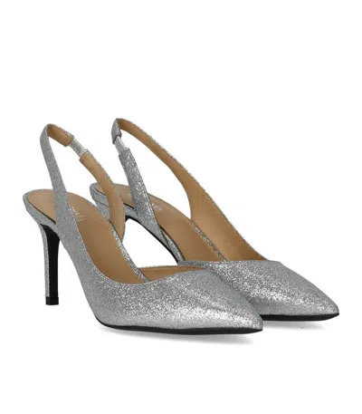 Michael Kors Alina Flex Silver Slingback Pumps In Multi