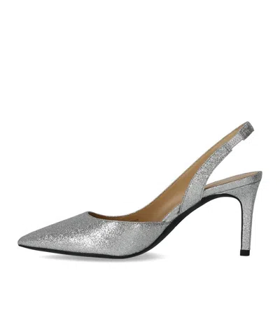 Michael Kors Alina Flex Silver Slingback Pumps In Multi