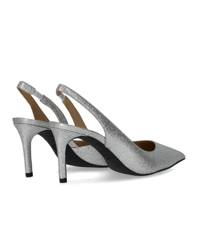 Michael Kors Alina Flex Silver Slingback Pumps In Multi