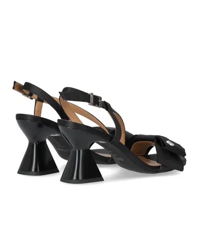 Ganni Bow-detail Slingback Pumps