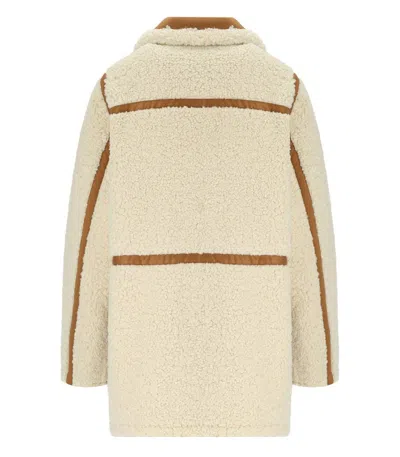 Stand Studio Chloe Ecru Double-breasted Jacket In Neutral