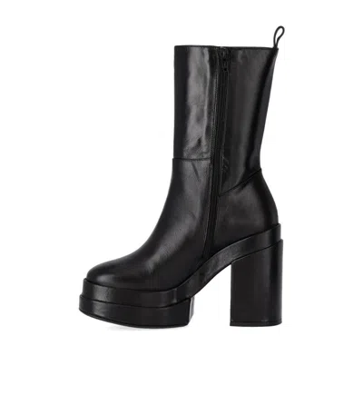 Paloma Barceló Eros Black Heeled Ankle Boot In Black