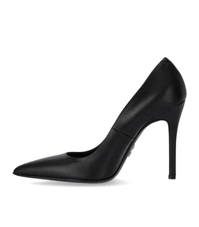 Sergio Levantesi Donna Navy Blue Pump In Black